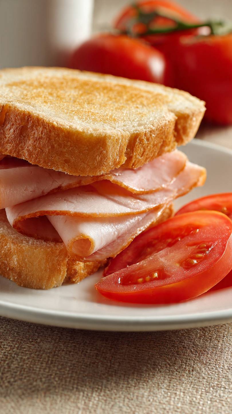 sándwich de jamón