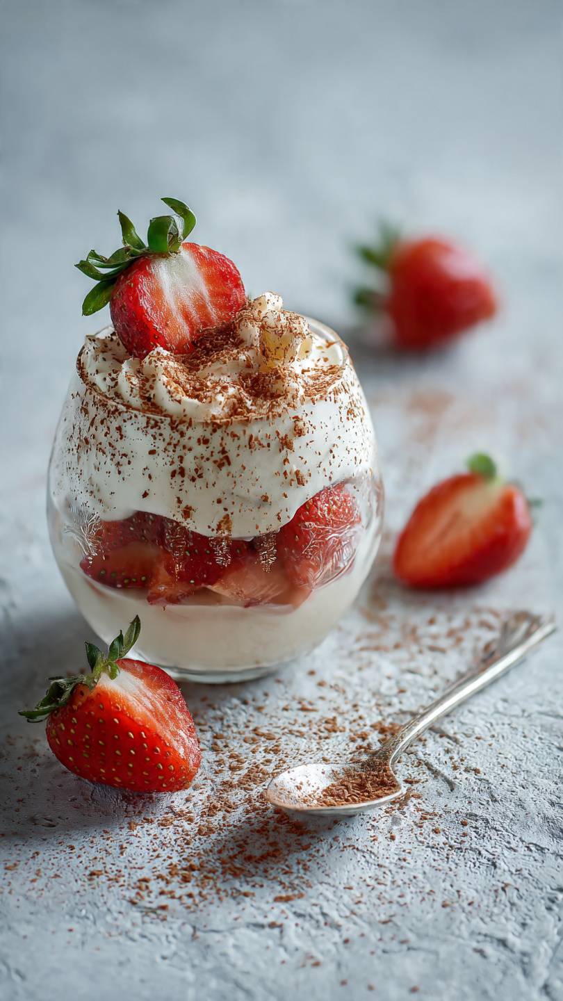 fresas con crema